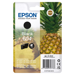 Epson oryginalny ink / tusz C13T10G14010, T10G140, 604, black, 3.4ml