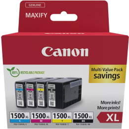 Canon oryginalny ink / tusz PGI-1500XL BK/C/M/Y MULTI, 9182B010, CMYK, 780s