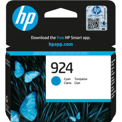 HP oryginalny ink / tusz 4K0U3NECE1, HP 924, cyan, 400s