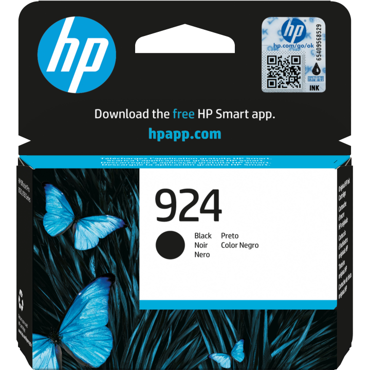 HP oryginalny ink / tusz 4K0U6NECE1, HP 924, black, 500s