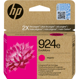 HP oryginalny ink EvoMore 4K0U8NECE1, HP 924e, magenta, 800s