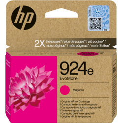 HP oryginalny ink EvoMore 4K0U8NECE1, HP 924e, magenta, 800s