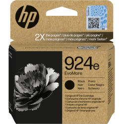 HP oryginalny ink EvoMore 4K0V0NECE1, HP 924e, black, 1000s