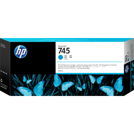 HP oryginalny ink / tusz F9K03A, HP 745, cyan, 300ml
