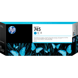HP oryginalny ink / tusz F9K03A, HP 745, cyan, 300ml