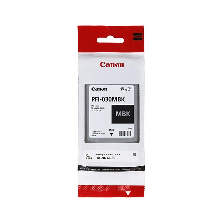Canon oryginalny ink / tusz PFI-030 MBK, 3488C001, czarny mat, 55ml