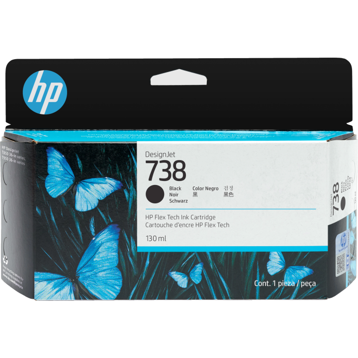 HP oryginalny ink / tusz 498N4A, HP 738, black, 130ml