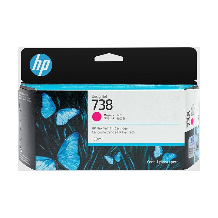 HP oryginalny ink / tusz 498N6A, HP 738, magenta, 130ml