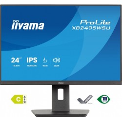 IIYAMA Monitor 24 cale XB2495WSU-B1 IPS,16:10,350cd,4ms,HDMI, 100Hz,1500:1, 4xUSB,2x2W,HAS150 (PIVOT)
