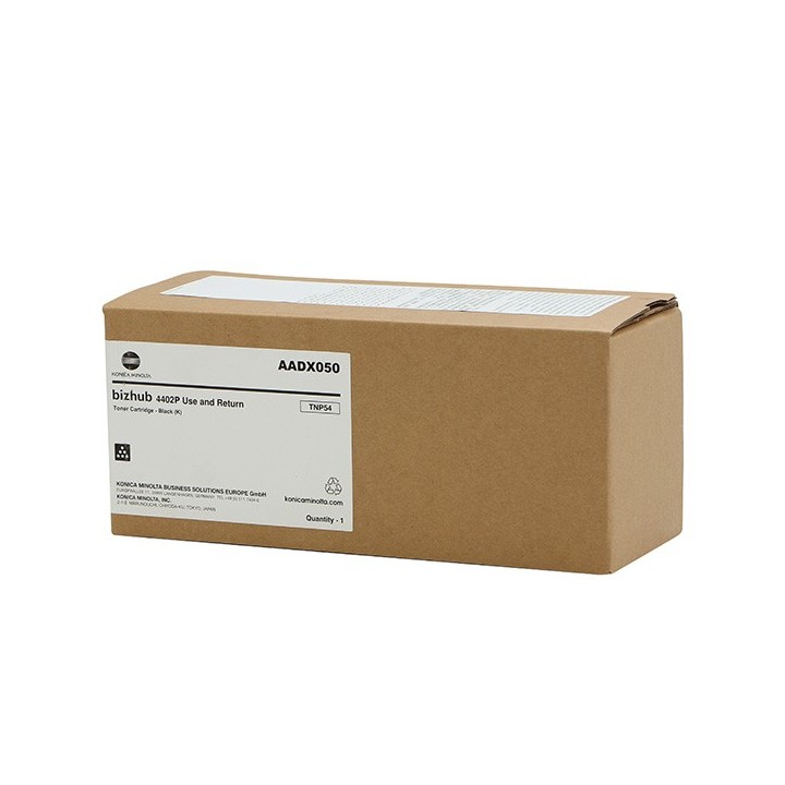 Konica Minolta oryginalny toner AADX050, TNP-54, black, 25000s, return