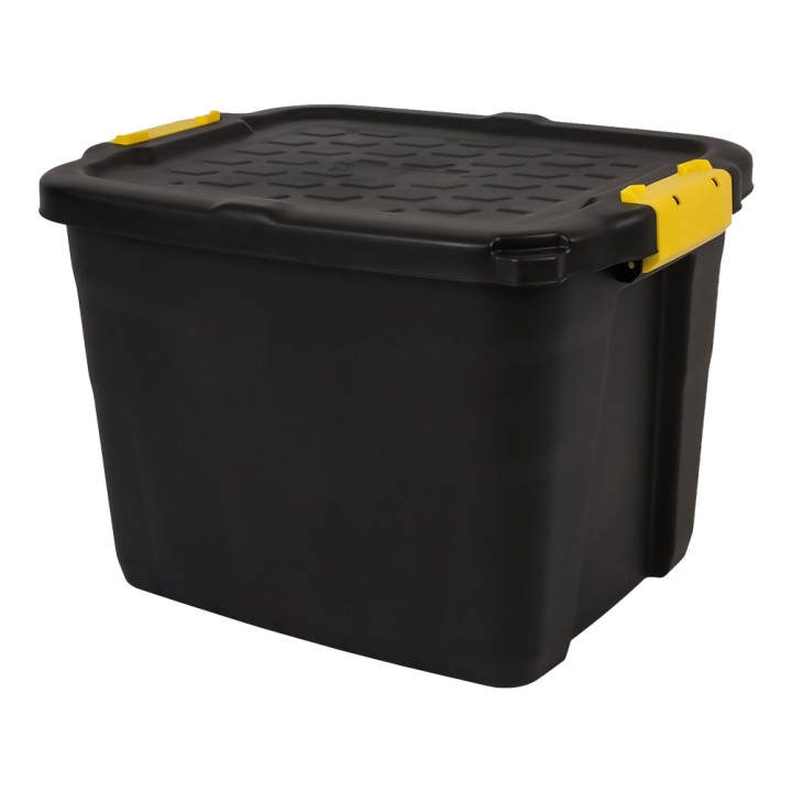 POJEMNIK TRANSPORTOWY 42L FELLOWES HEAVY-DUTY™ 100143942 CZARNY/ŻÓŁTY
