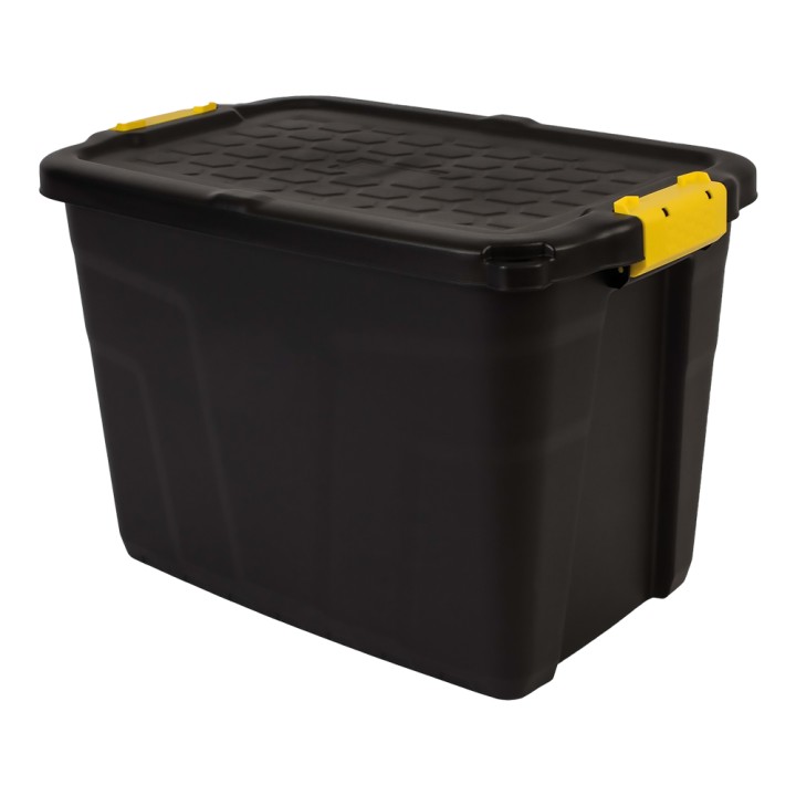 POJEMNIK TRANSPORTOWY 60L FELLOWES HEAVY-DUTY™ 100143943 CZARNY/ŻÓŁTY