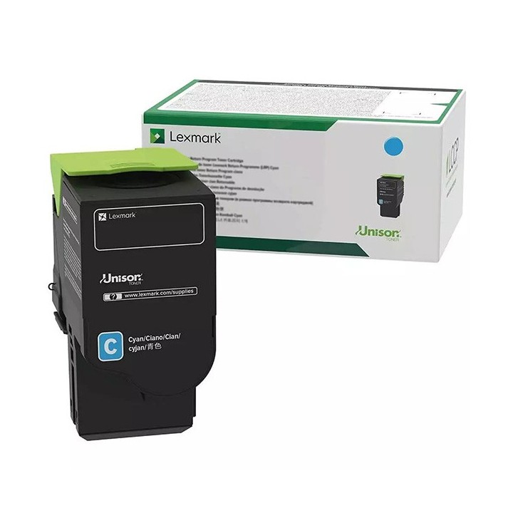 Lexmark oryginalny toner 75M20C0, cyan, 2000s
