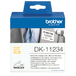 Brother etykiety papierowe 60mm x 86mm, biała, 260 szt., DK11234, do drukarek typu QL