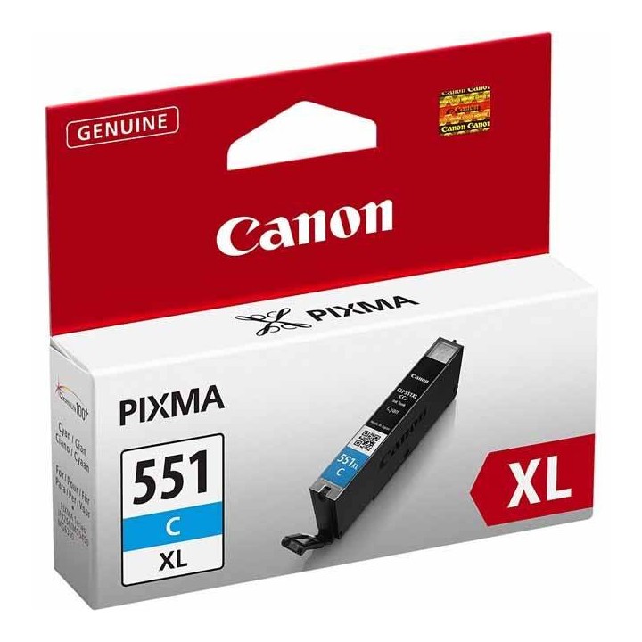 TUSZ ORYGINALNY CANON CLI551C XL 6444B001 CYAN 11 ML