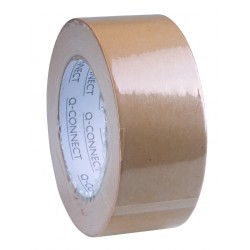 TAŚMA PAKOWA PAPIEROWA 50MMX50M Q-CONNECT KRAFT BRĄZOWA