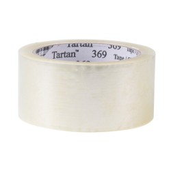 TAŚMA PAKOWA HOT MELT 48MMX66M 3M SCOTCH® HOT-MELT 369 TRANSPARENTNA 41MIC