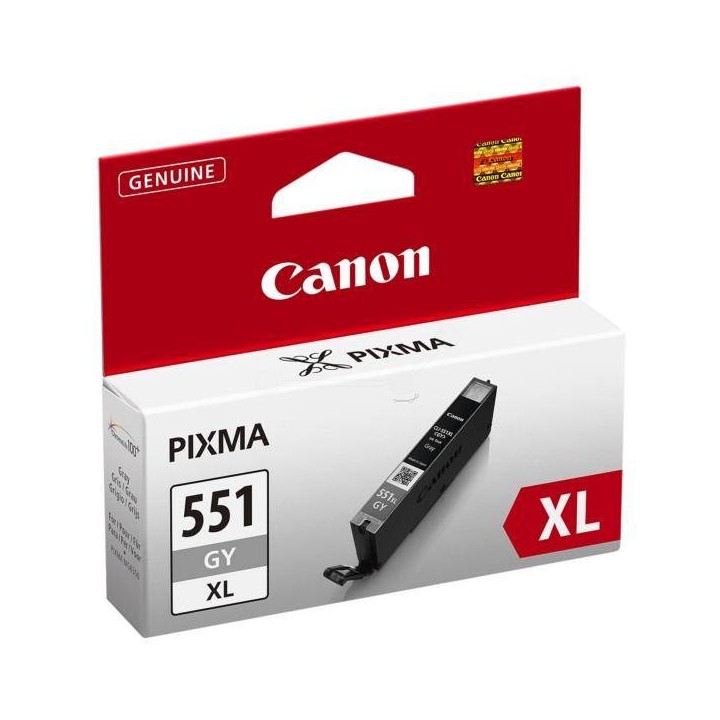 TUSZ ORYGINALNY CANON CLI551GY XL 6447B001 GREY 275 STRON