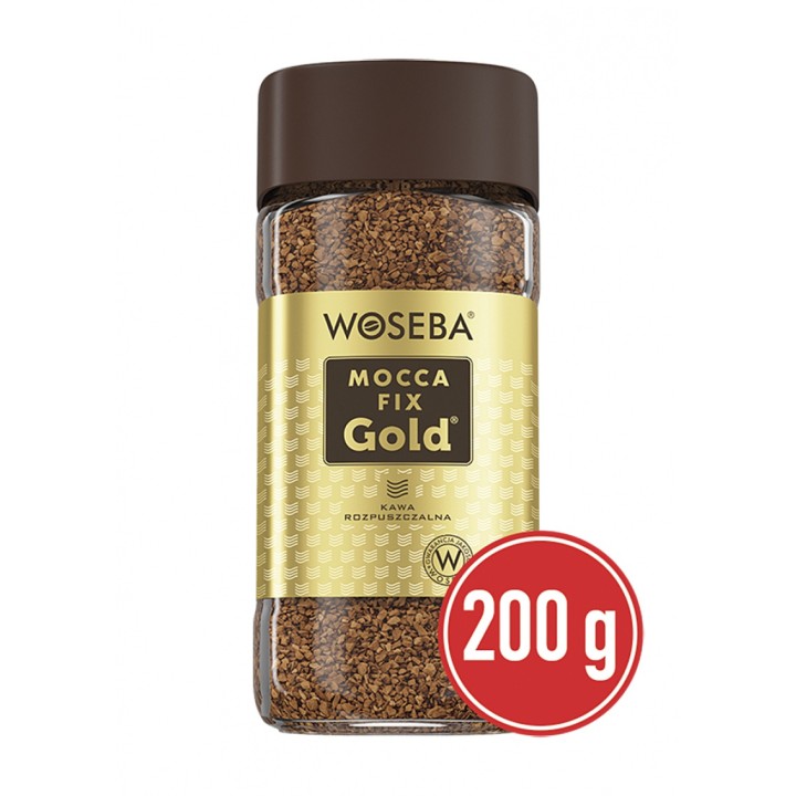 KAWA ROZPUSZCZALNA WOSEBA MOCCA FIX GOLD 200G