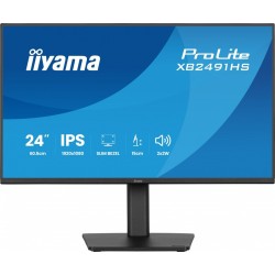 IIYAMA Monitor 23.8 cala XB2491HS-B1 IPS,HDMI,DP,1ms,350cd, 1500:1,120Hz,2x2W,HAS150 (PIVOT)