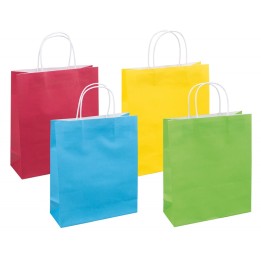 TOREBKA NA PREZENTY 25X30X10CM DONAU HOME MIX KOLORÓW PAPIEROWA