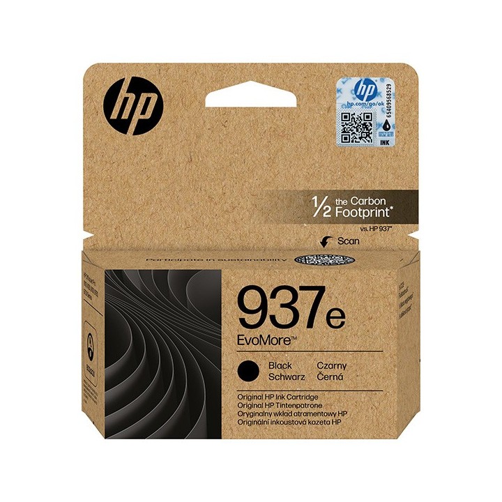 HP oryginalny ink EvoMore 4S6W9NE, HP 937e, black, 2500s
