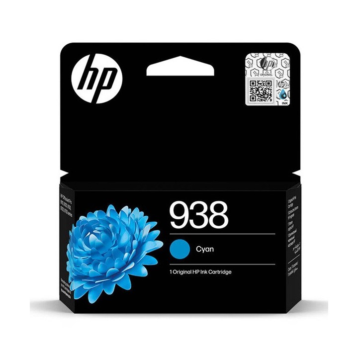 HP oryginalny ink / tusz 4S6X5PE, HP 938, cyan, 800s
