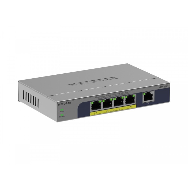 Netgear Przełącznik niezarządzalny 5 portów Gigabit Ethernet W/POE+