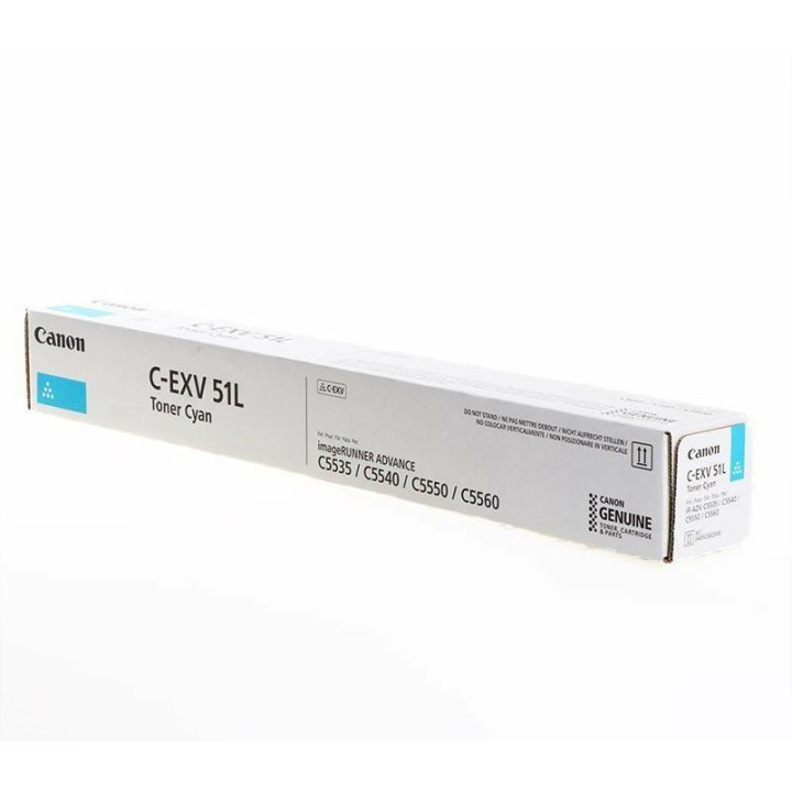 Canon oryginalny toner CEXV51, 0485C002, cyan, 26000s