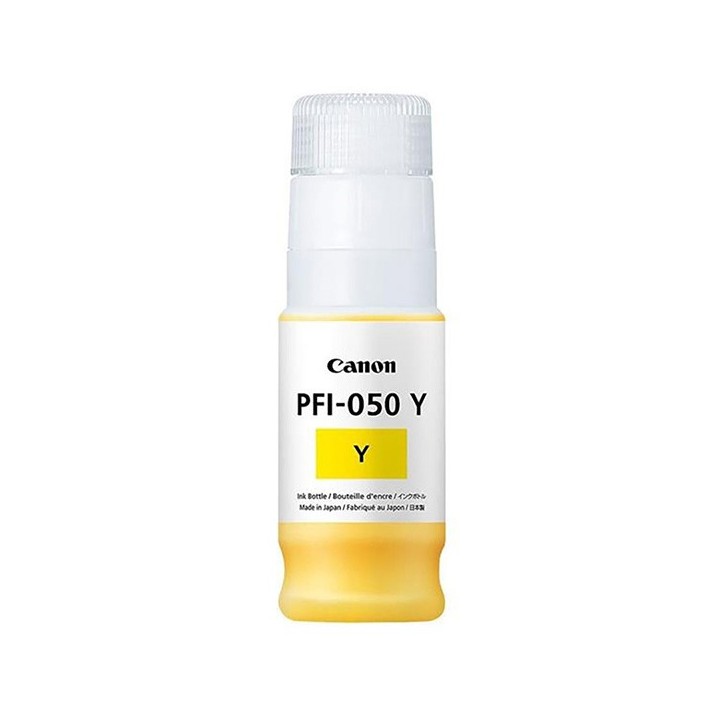 Canon oryginalna butelka ink / tusz PFI-050 Y, 5701C001, yellow, 70ml