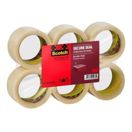 TAŚMA PAKOWA 50MMX66M 3M SCOTCH® SECURE SEAL TRANSPARENTA 6SZT