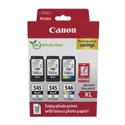 Canon oryginalny ink / tusz PG-545XL/CL-546XL, 8286B013, black/color, 2x black+color, Multi-pack