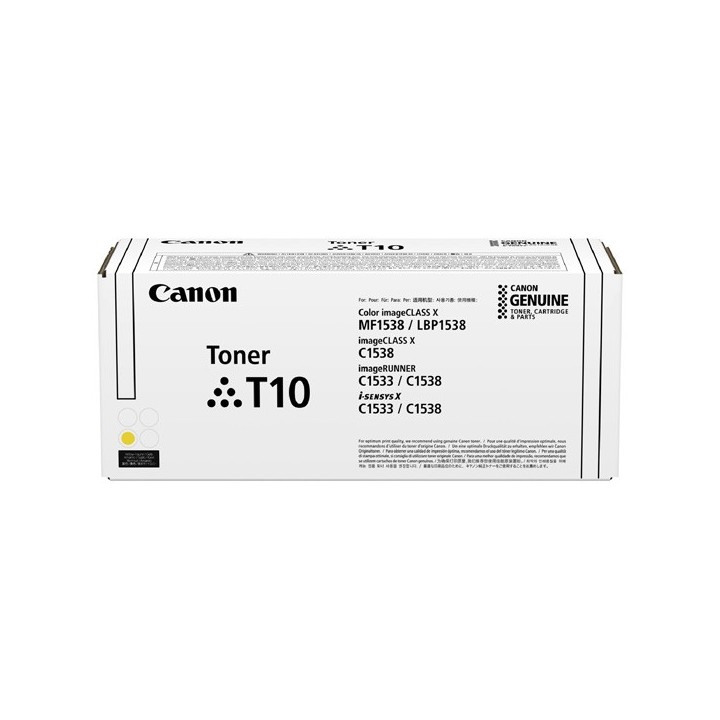 Canon oryginalny toner T10 Y, 4563C001, yellow, 10000s, high capacity