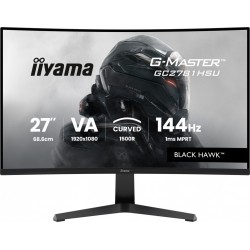 IIYAMA Monitor 27 cali GC2781HSU-B1 VA, FHD, 144Hz, 1ms, 2xUSB, 1500R, 350 cd, 4000:1, HDMI, DP, FreeSync -1920x1080 (48-144Hz),