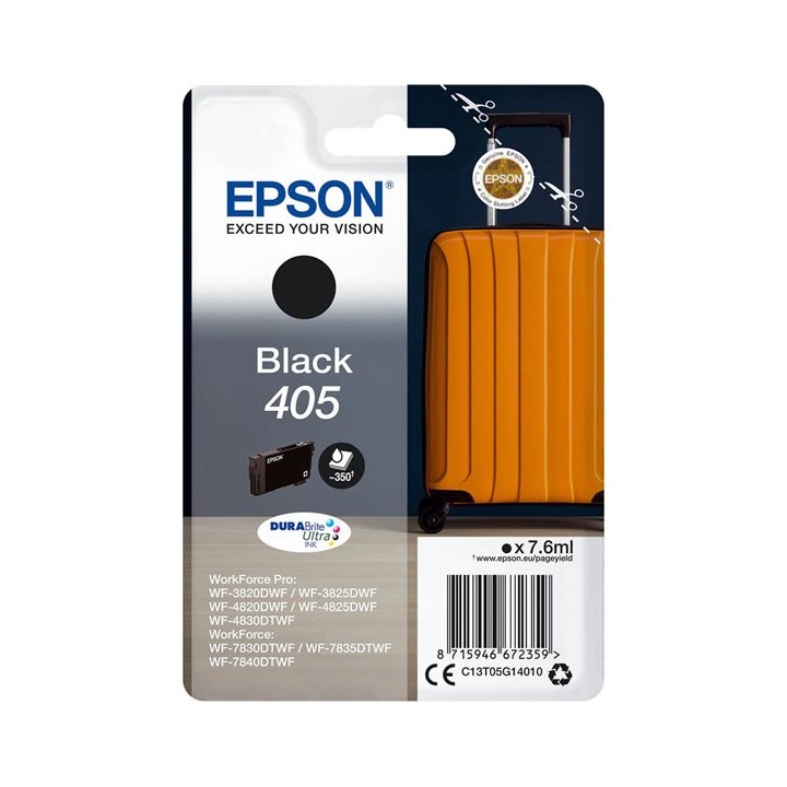 Epson oryginalny ink / tusz C13T05G14010, black, 1x7.6ml