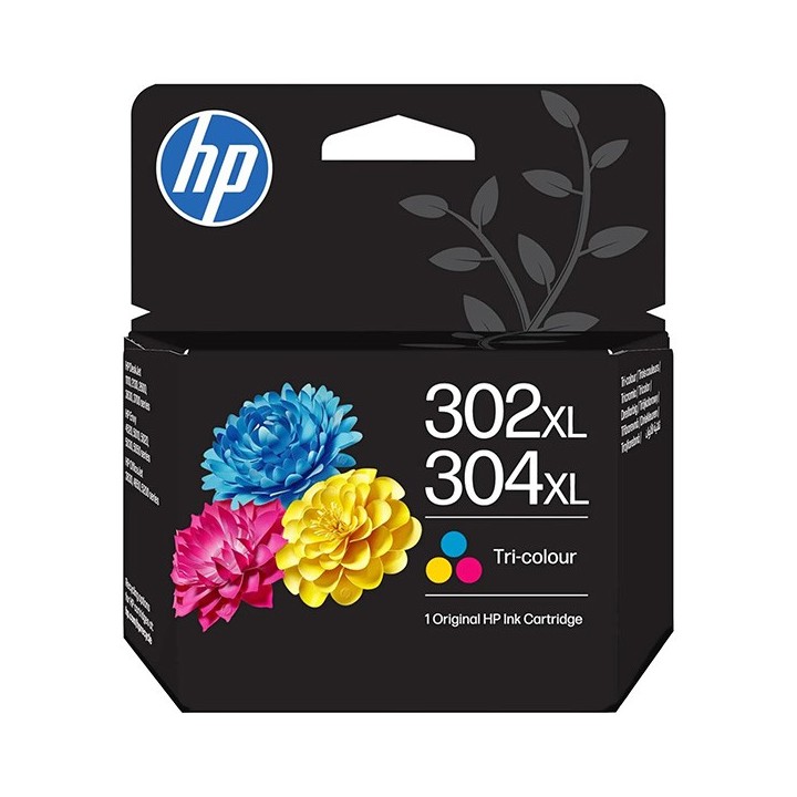 HP oryginalny ink / tusz B7RT8AE, HP 302XL/304XL, CMY, 300s, 7ml