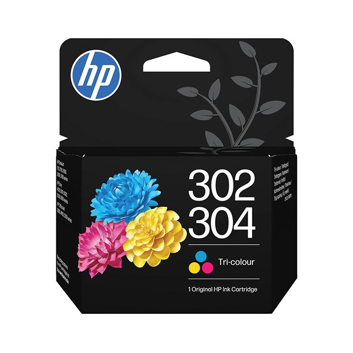 HP oryginalny ink / tusz B7RT6AE, HP 302/304, CMY, 150s