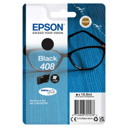 Epson oryginalny ink / tusz C13T09J14010, T09J140, 408, black, 18.9ml