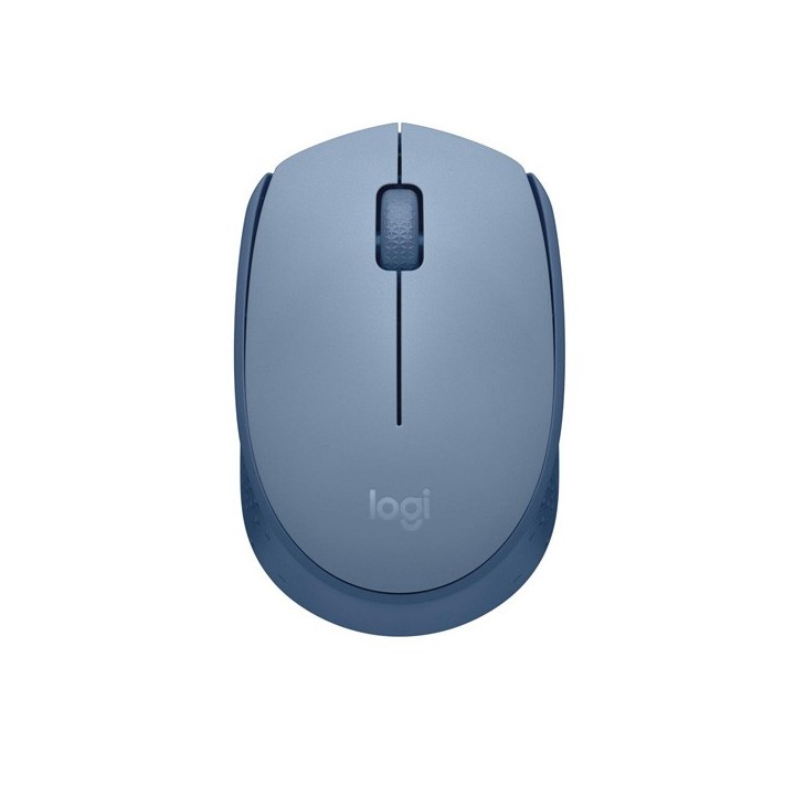 Logitech M171 Mysz bezprzewodowa, niebiesko-szara, 1000DPI