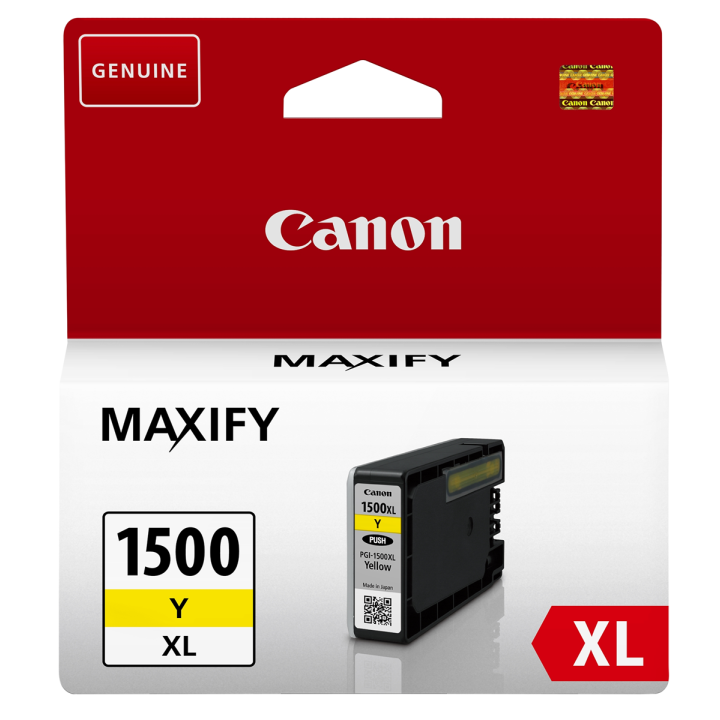 TUSZ ORYGINALNY CANON PGI1500XL 9195B001 YELLOW 12 ML