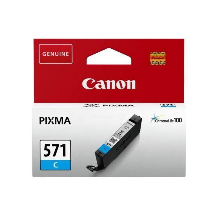 TUSZ ORYGINALNY CANON CLI571C 0386C001 CYAN 7 ML