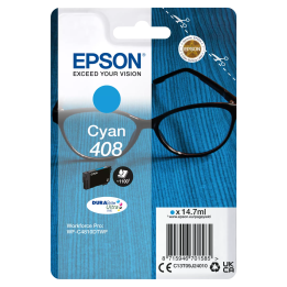 Epson oryginalny ink / tusz C13T09J24010, T09J240, 408, cyan, 14.7ml