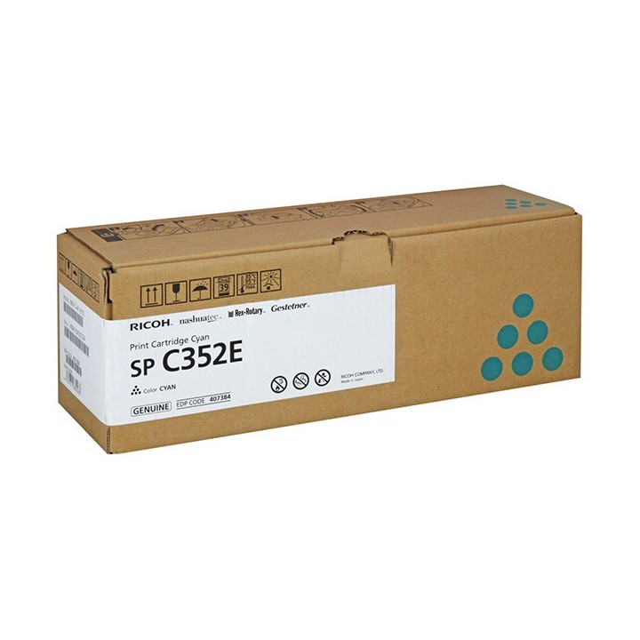 Ricoh oryginalny toner 407384, 408216, cyan, 9000s