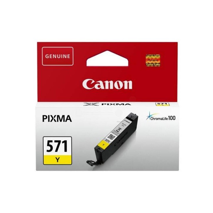 TUSZ ORYGINALNY CANON CLI571Y 0388C001 YELLOW 7 ML