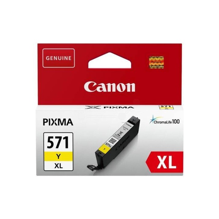 TUSZ ORYGINALNY CANON CLI571XL 0334C001 YELLOW 11 ML