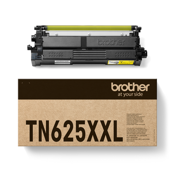 Brother oryginalny toner TN-625XXLY, yellow, 6500s