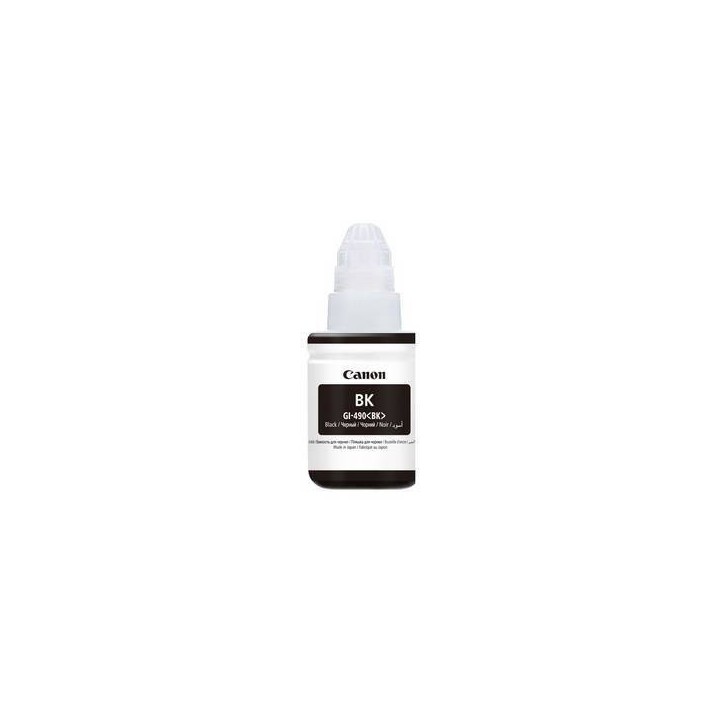 TUSZ ORYGINALNY CANON GI490BK 0663C001 CZARNY 130 ML