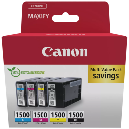 Canon oryginalny ink / tusz PGI-1500 BK/C/M/Y MULTI, 9218B006, CMYK, 1x12,4 a 3x4,5ml