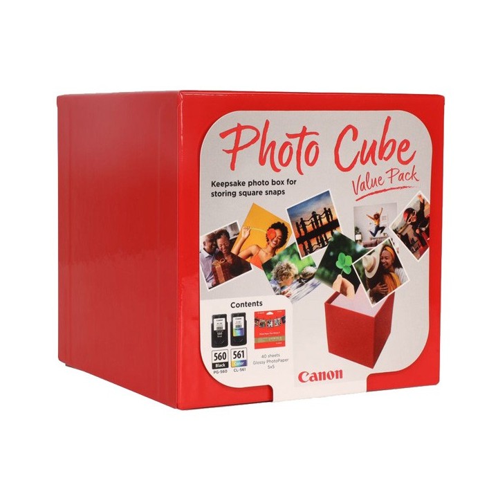 Canon Photo Cube oryginalny ink / tusz PG-560/CL-561+PP 201, 3713C007, 7.5ml