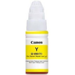 TUSZ ORYGINALNY CANON GI490Y 0666C001 YELLOW 70 ML